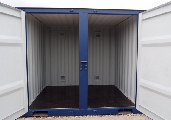 beacon storage stafford 5ft shipping container open